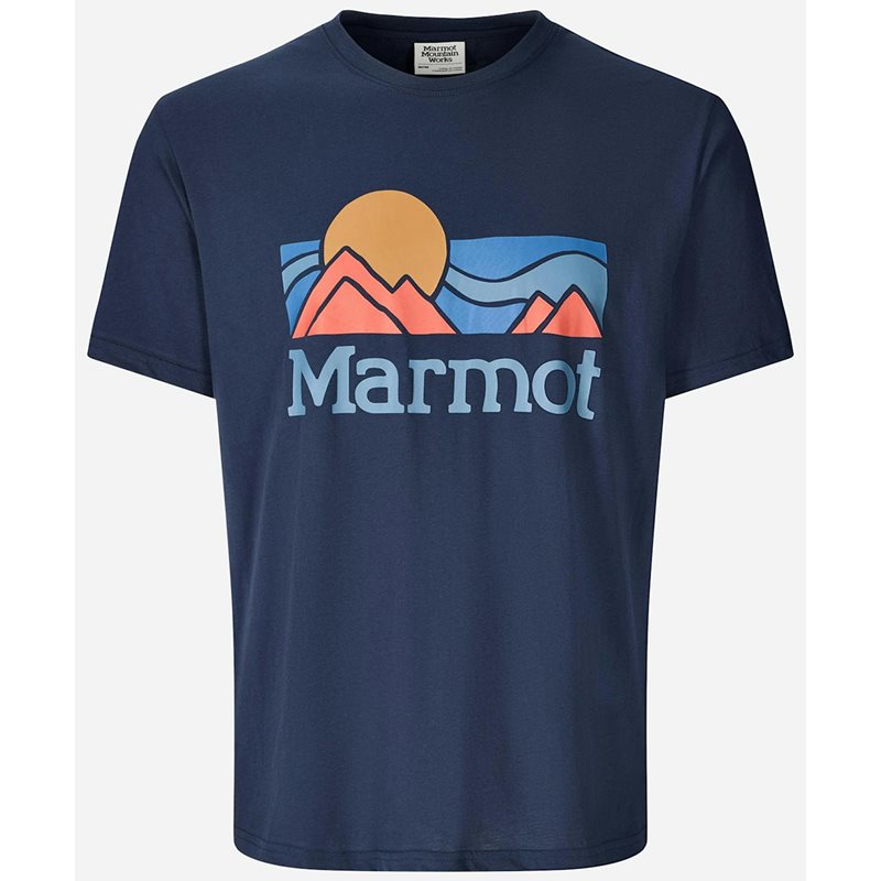 Marmot Coastal Tee SS Nightfall Navy - S