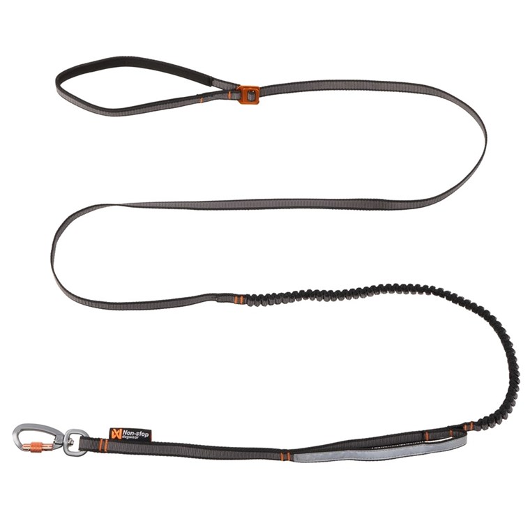 Non-stop dogwear Touring Bungee Adjustable Black/Gray