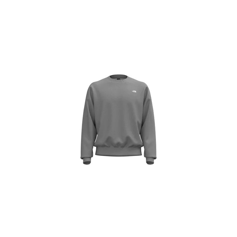 The North Face M Tnf Essential Simple Dome Relaxed Crew Tnf Pale Grey Heather