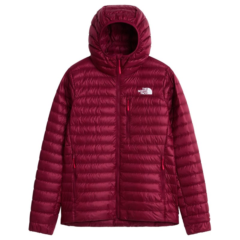 The North Face W Bettaforca Lt Down Hoodie Burgundy Crush/Lali Gur