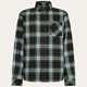 KnowledgeCotton Apparel Dune Regular Check Flannel Shirt Green Check