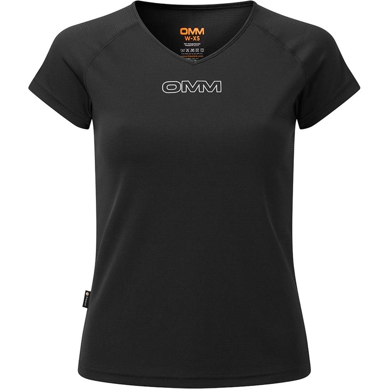 OMM Bearing Tee SS W Black - M