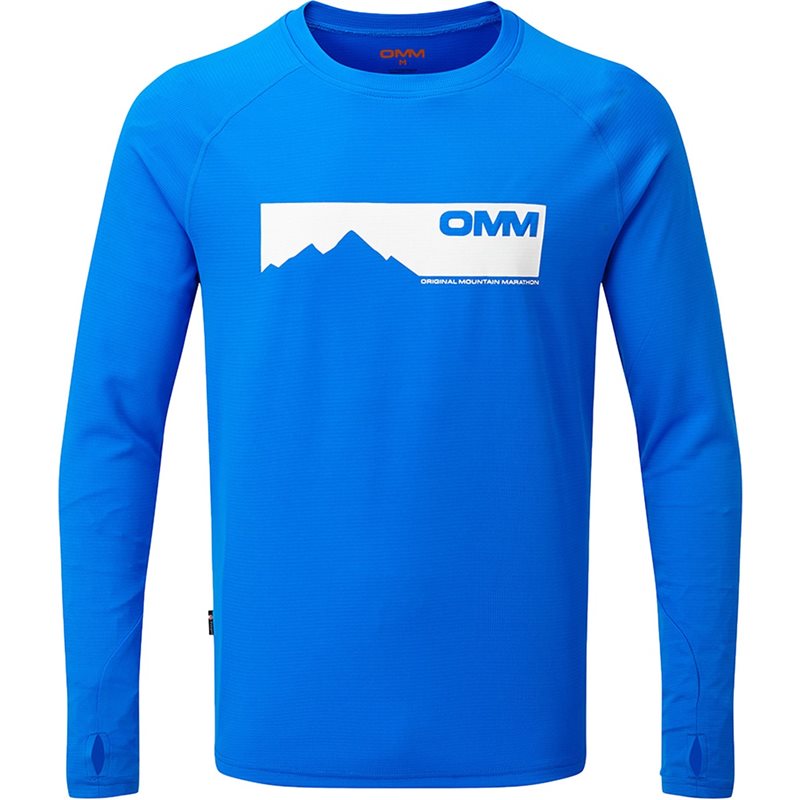OMM Bearing Tee LS M Blue Mountains - XS