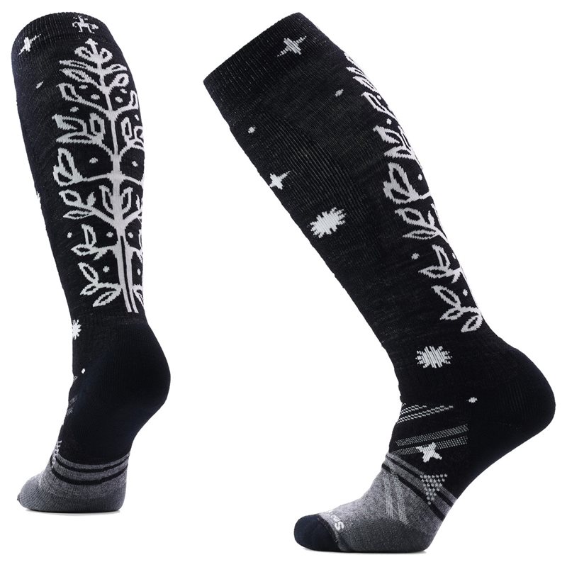 Smartwool Women'S Ski Full Cushion Ice Blossom Otc Black