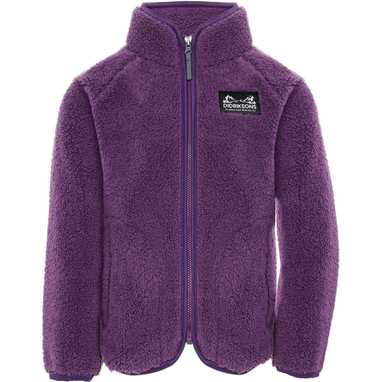 Didriksons Gibbs Kids' Full-Zip Northen Purple