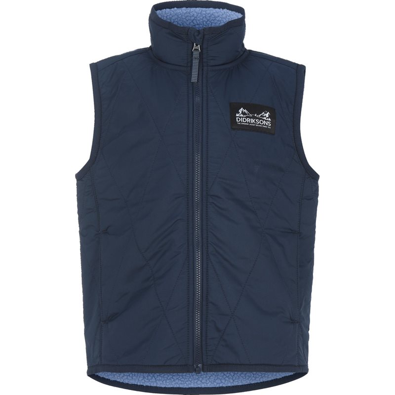 Didriksons Rime Kids' Vest Navy