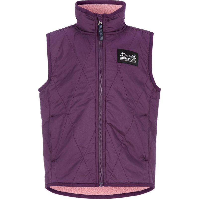 Didriksons Rime Kids' Vest Northen Purple