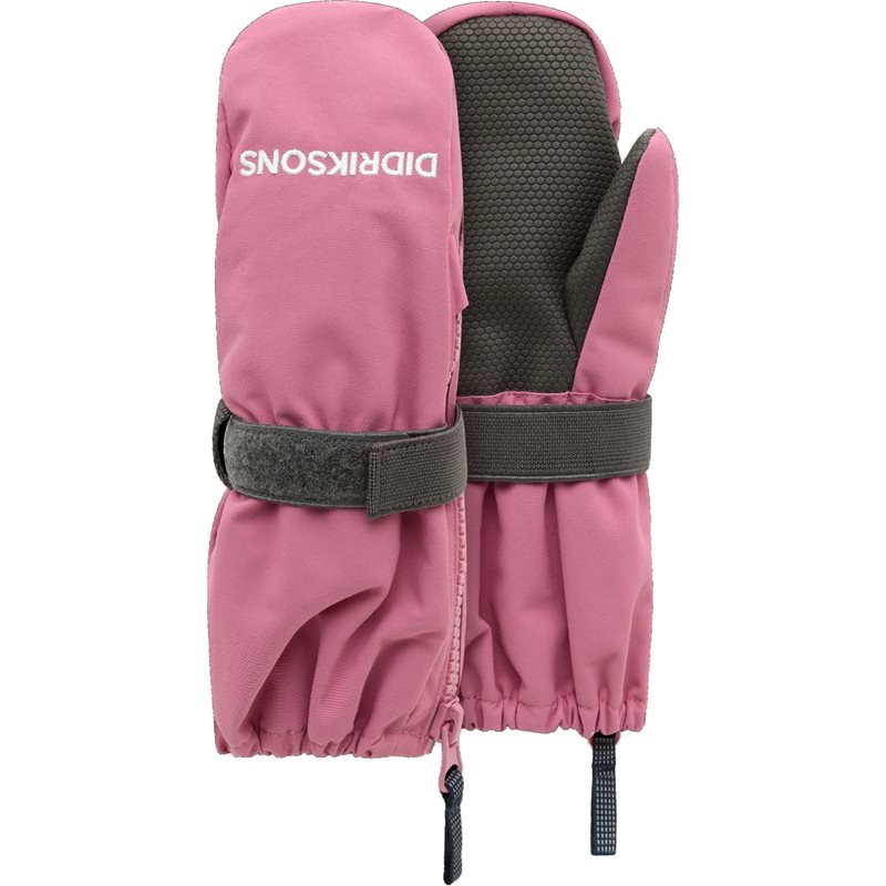 Didriksons Biggles Kids' Zip Mittens Heather Pink - 2-4y