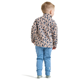 Didriksons Monte Printed Kids' Full-Zip Penguino Beige