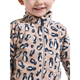 Didriksons Monte Printed Kids' Full-Zip Penguino Beige