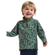 Didriksons Monte Printed Kids' Full-Zip Penguino Green