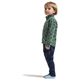 Didriksons Monte Printed Kids' Full-Zip Penguino Green
