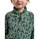 Didriksons Monte Printed Kids' Full-Zip Penguino Green