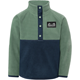 Didriksons Monte Kids' Half Button Dark Moss