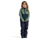 Didriksons Monte Kids' Half Button Dark Moss