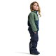 Didriksons Monte Kids' Half Button Dark Moss
