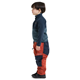 Didriksons Monte Kids' Half Button Mountain Blue