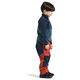 Didriksons Monte Kids' Half Button Mountain Blue