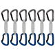 Mammut Workhorse Keylock 12 cm 6-Pack Quickdraws Straight Gate/Bent Gate Key Lock, G