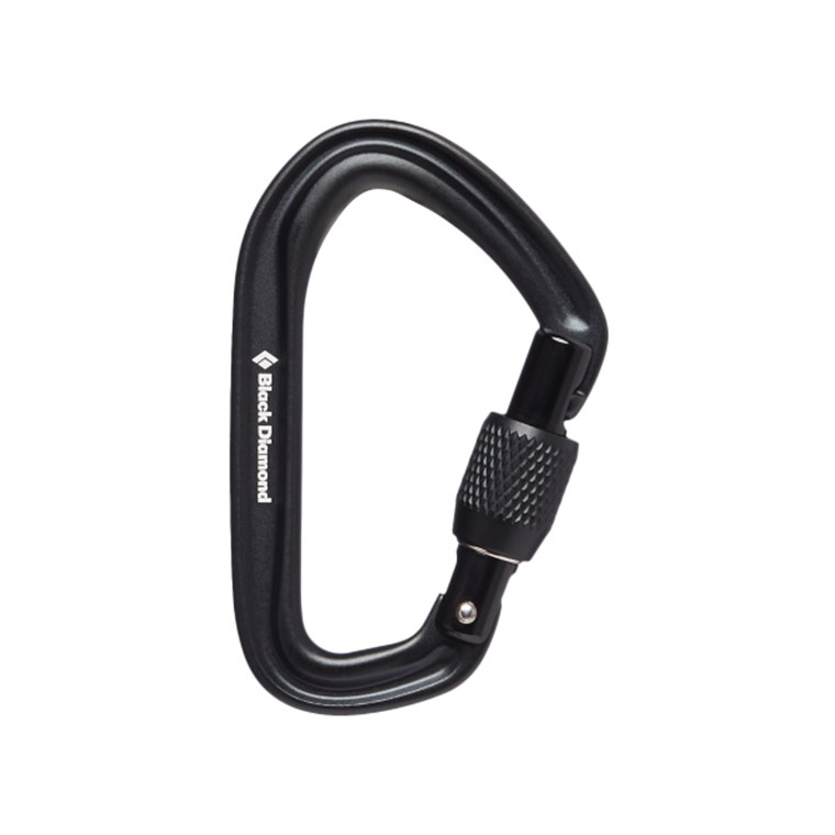 Black Diamond Hotforge Screwgate Carabiner Black