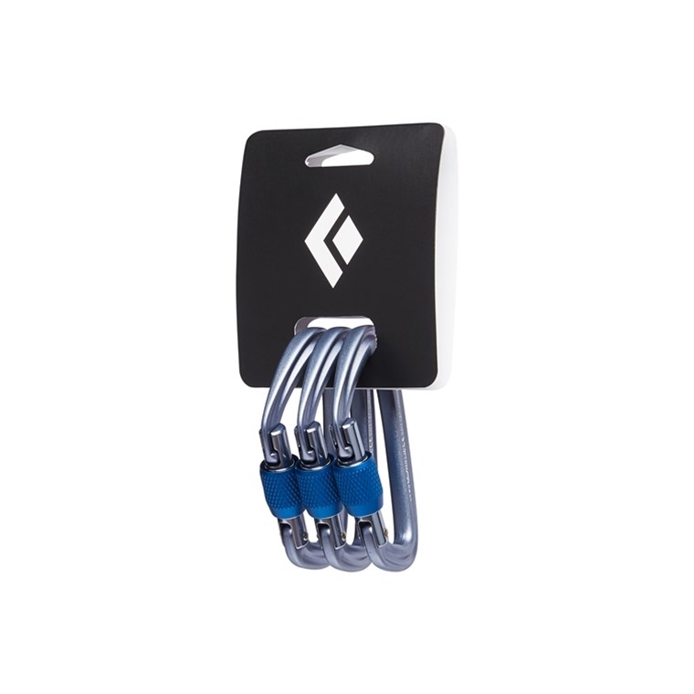 Black Diamond Hotforge Screwgate 3 Pack Gray