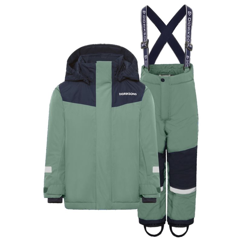 Didriksons Skare Kids' Set Dark Moss