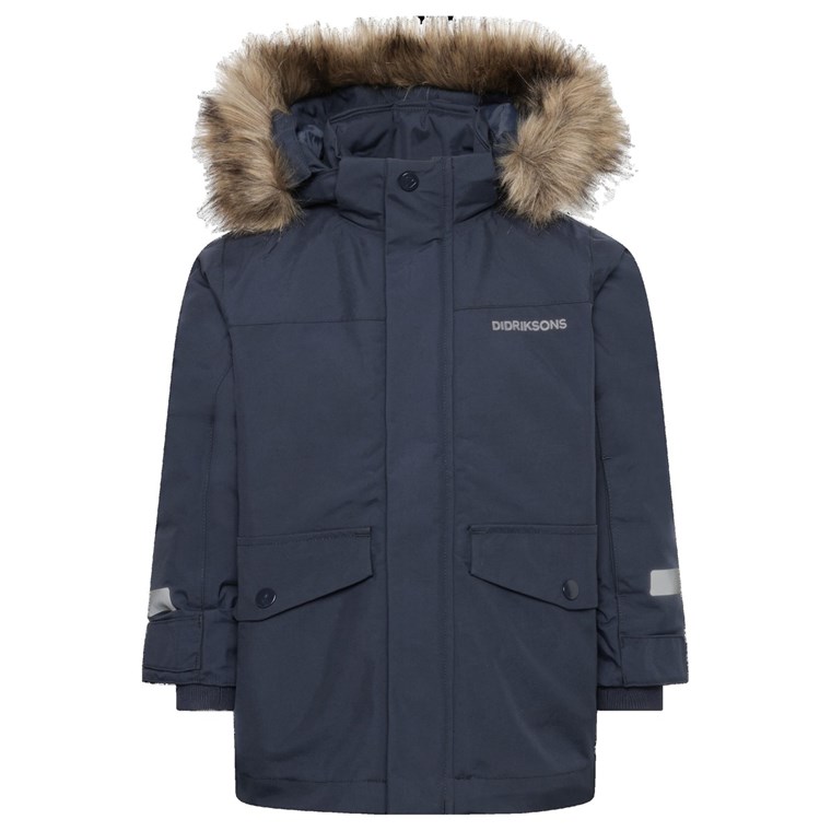 Didriksons Bjärven Kids' Parka Navy
