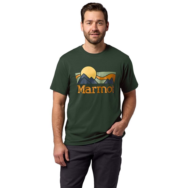 Marmot Coastal Tee SS Pine Forest - S