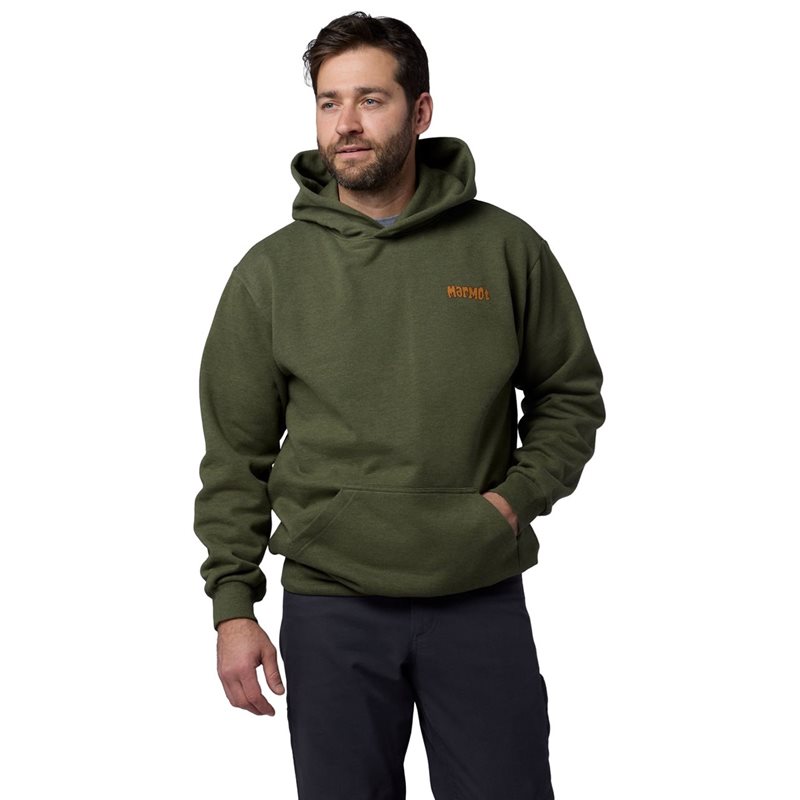 Marmot Marty Goggles Hoody Surplus Green Heather - S
