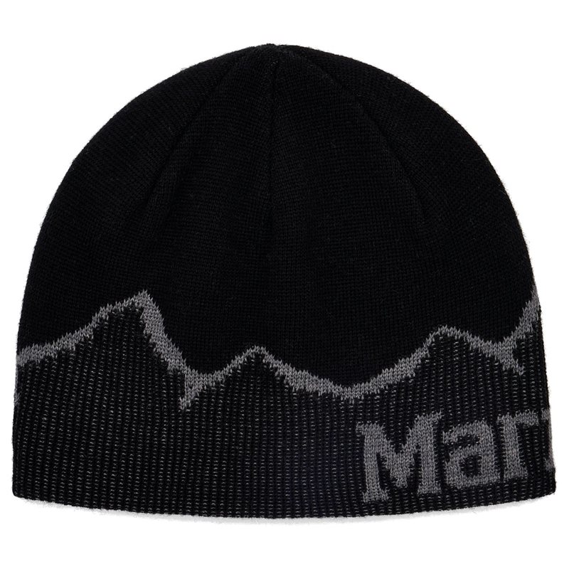 Marmot Mountainscape Wool Beanie Black