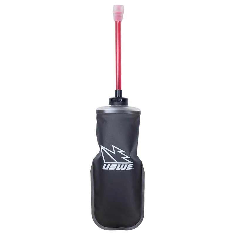USWE Softflask with Straw, Rocket Black