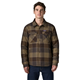 Patagonia M's LW Insulated Fjord Flannel Shirt Snow Owl: Basin Green