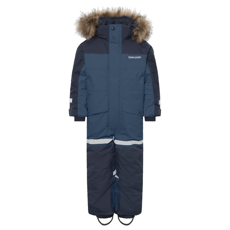 Didriksons Bjärven Kids' Coverall Navy