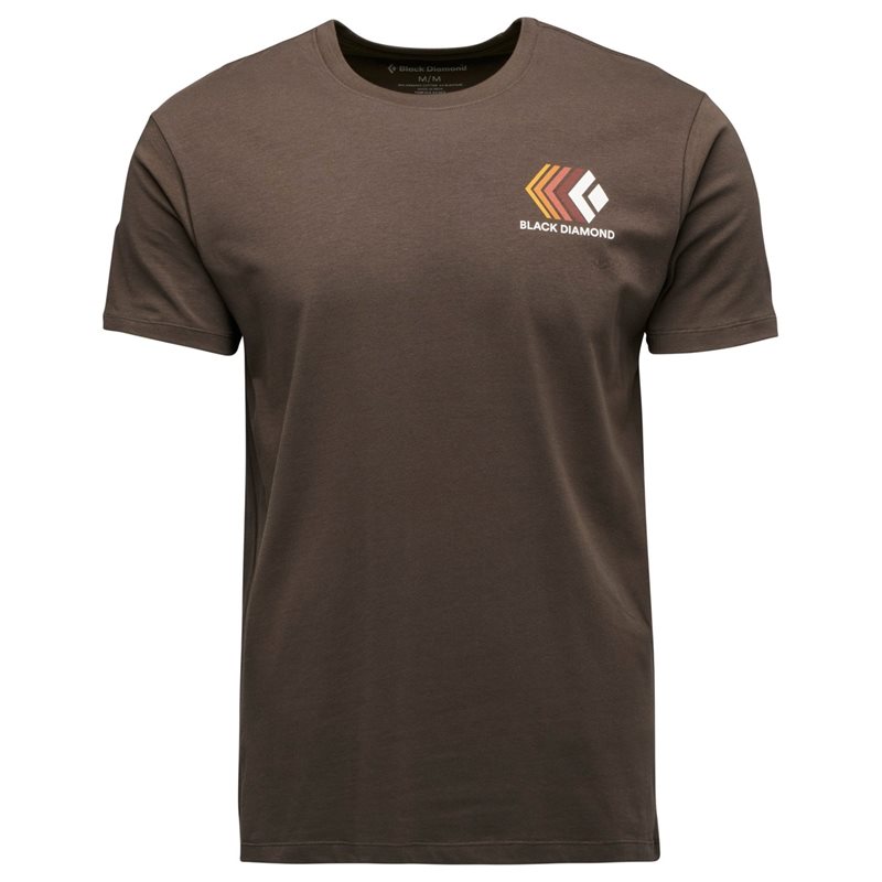 Black Diamond M Faded Ss Tee Basalt - S