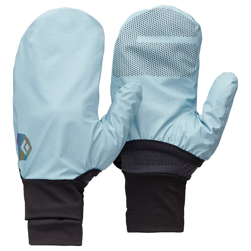 Black Diamond Gridtech Storm Hood Gloves Carbon-Glacier