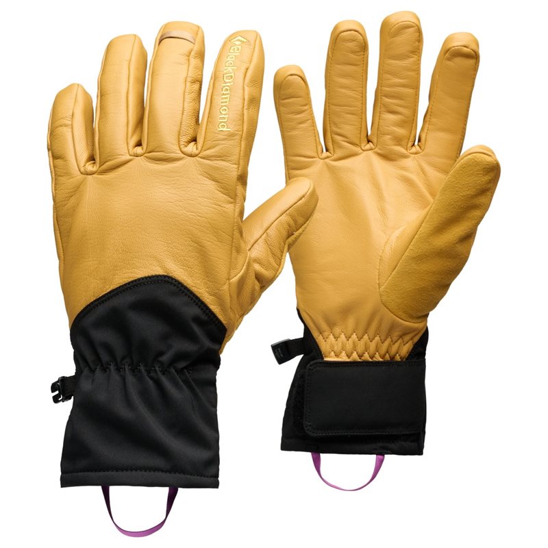 Black Diamond Tour Gloves Beeswax-Black