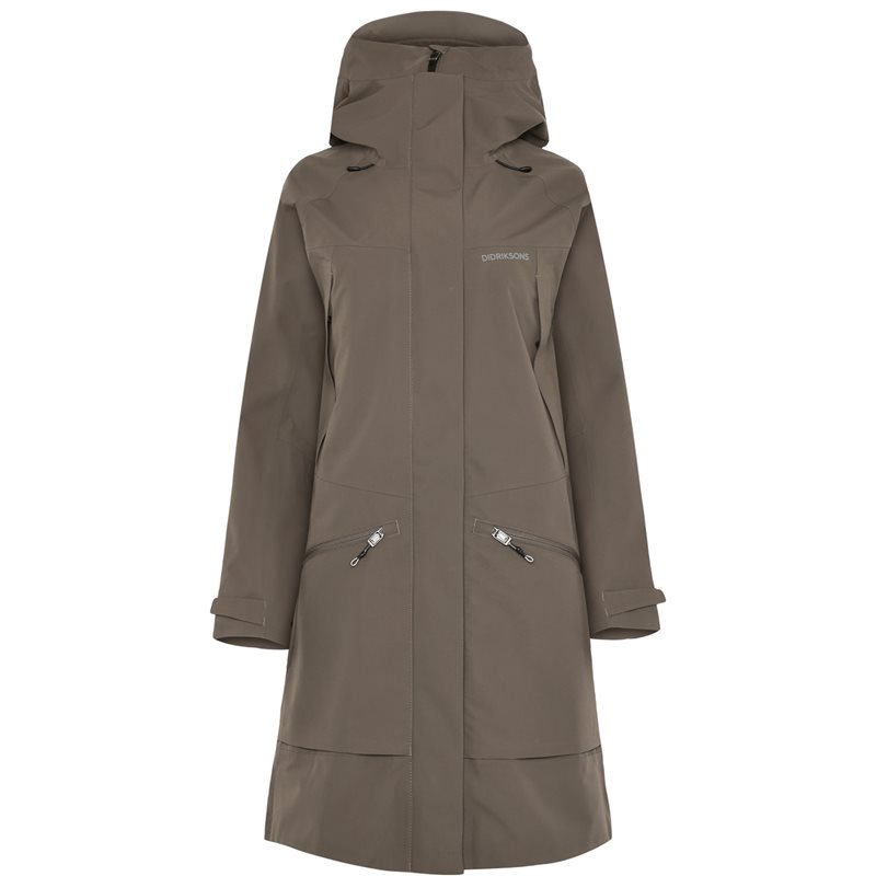 Didriksons Ilma Wns Parka 8 Mocha Brown