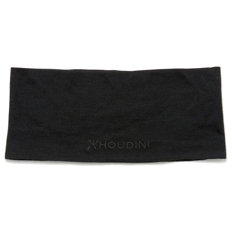 Houdini Puremerino Headband True Black - M/L