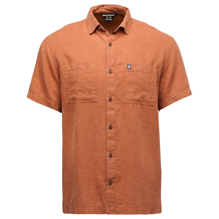 Black Diamond Men's Scenic Route Ss Shirt Clay-Saffron