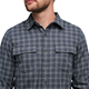 Black Diamond Men's Project Twill Ls Shirt Charcoal-Citron