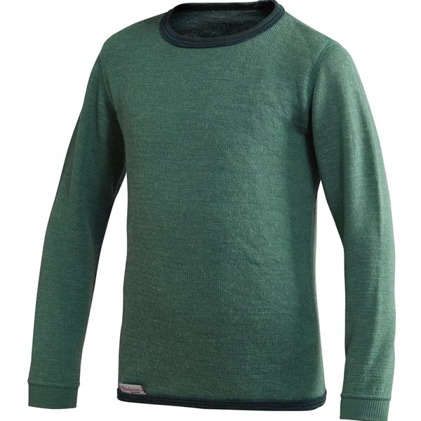 Woolpower Kids Crewneck 200 Lake Green - 110/116 cl