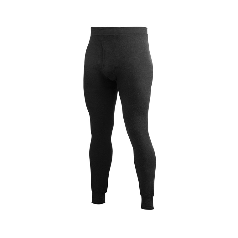 Woolpower Long Johns With Fly 200 Black