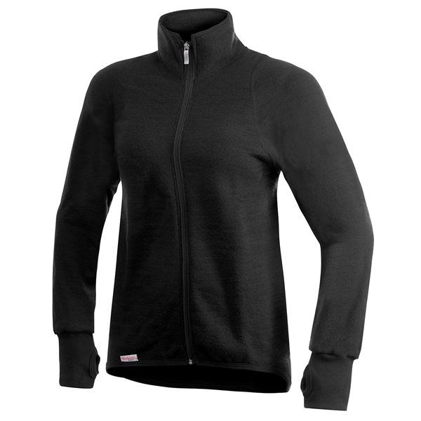 Woolpower Full Zip Jacket 400 Jacket Black - XXS