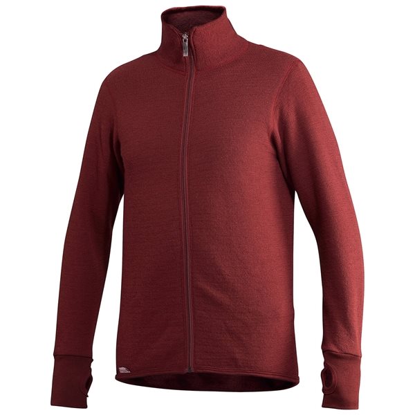 Woolpower Full Zip Jacket 400 Jacket Rust Red - XXS