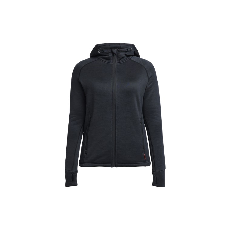Tenson Txlite Hoodie Zip Women Black