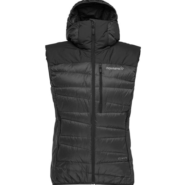 Norr&oslash;na Falketind Down750 Vest W's Caviar - S