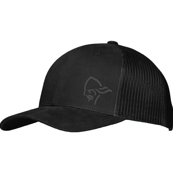 Norr&oslash;na 29 Snap Back Trucker Mesh Cap Caviar - NoSize