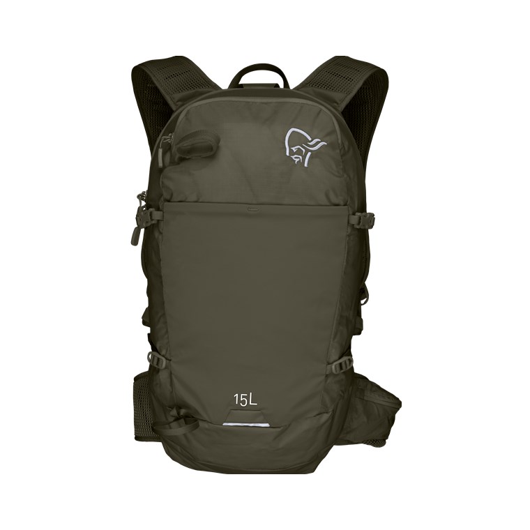 Norrøna 15L Pack Olive Night