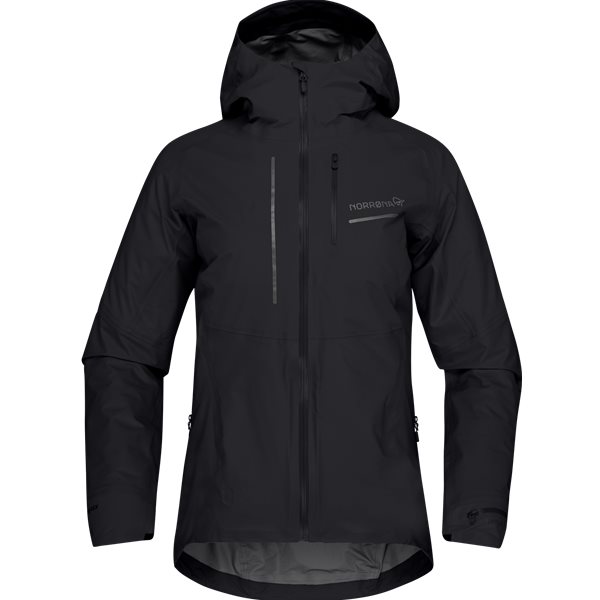 Norr&oslash;na Senja Gore-Tex Active Jacket W's Caviar - XS