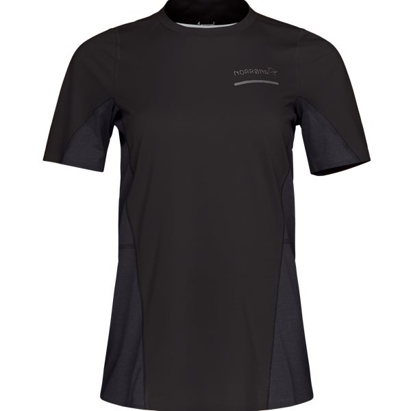 Norr&oslash;na Senja Equaliser Lightweight T-Shirt W's Caviar - XS